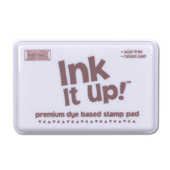 Stamp Pad Dye Based Chocolate Brown
